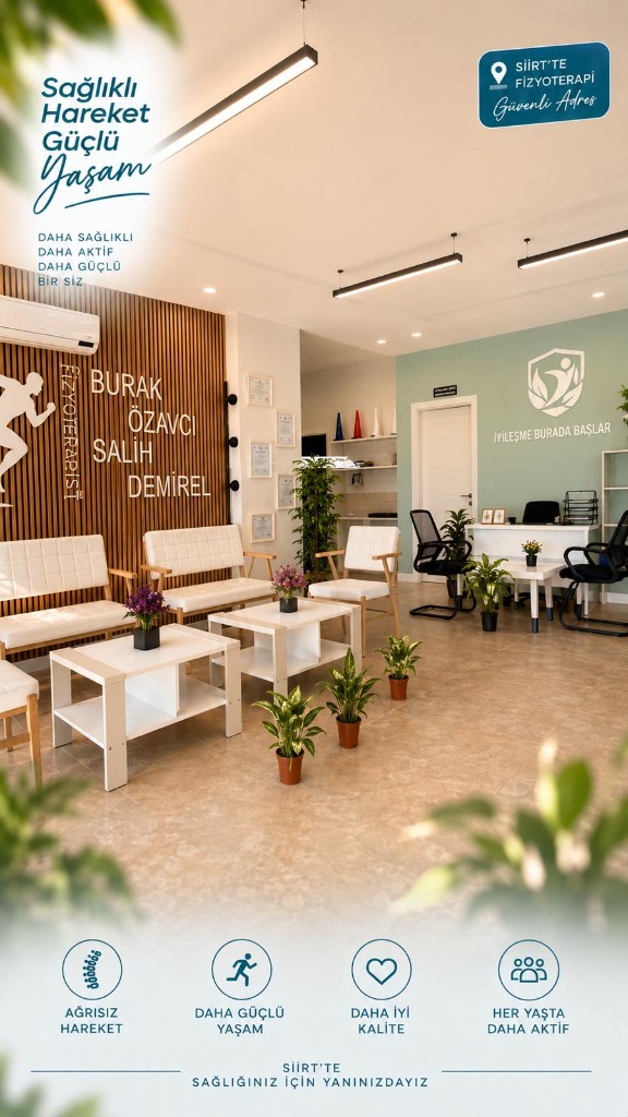 Siirt Fizyoterapist Kliniği - Bekleme Salonu